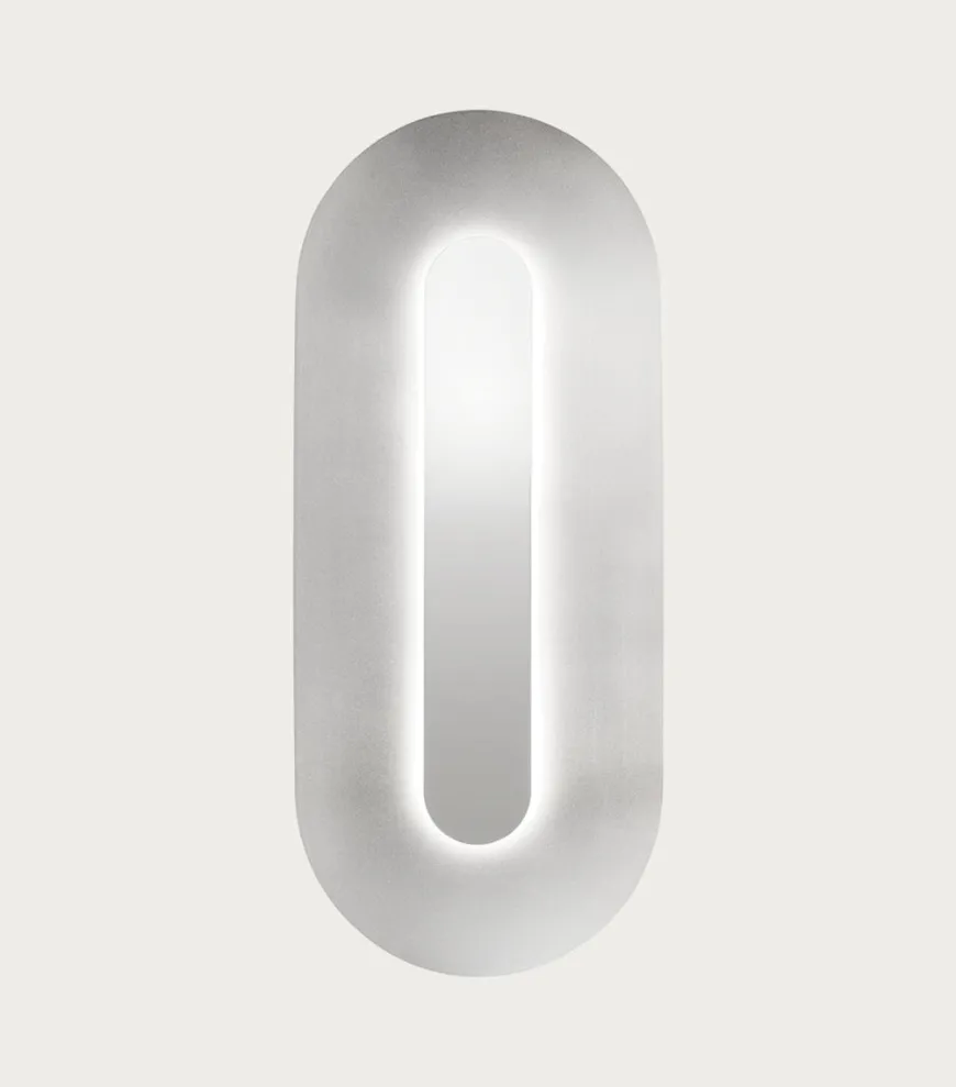 Nuura Sasi Large vegglampe - Sølv