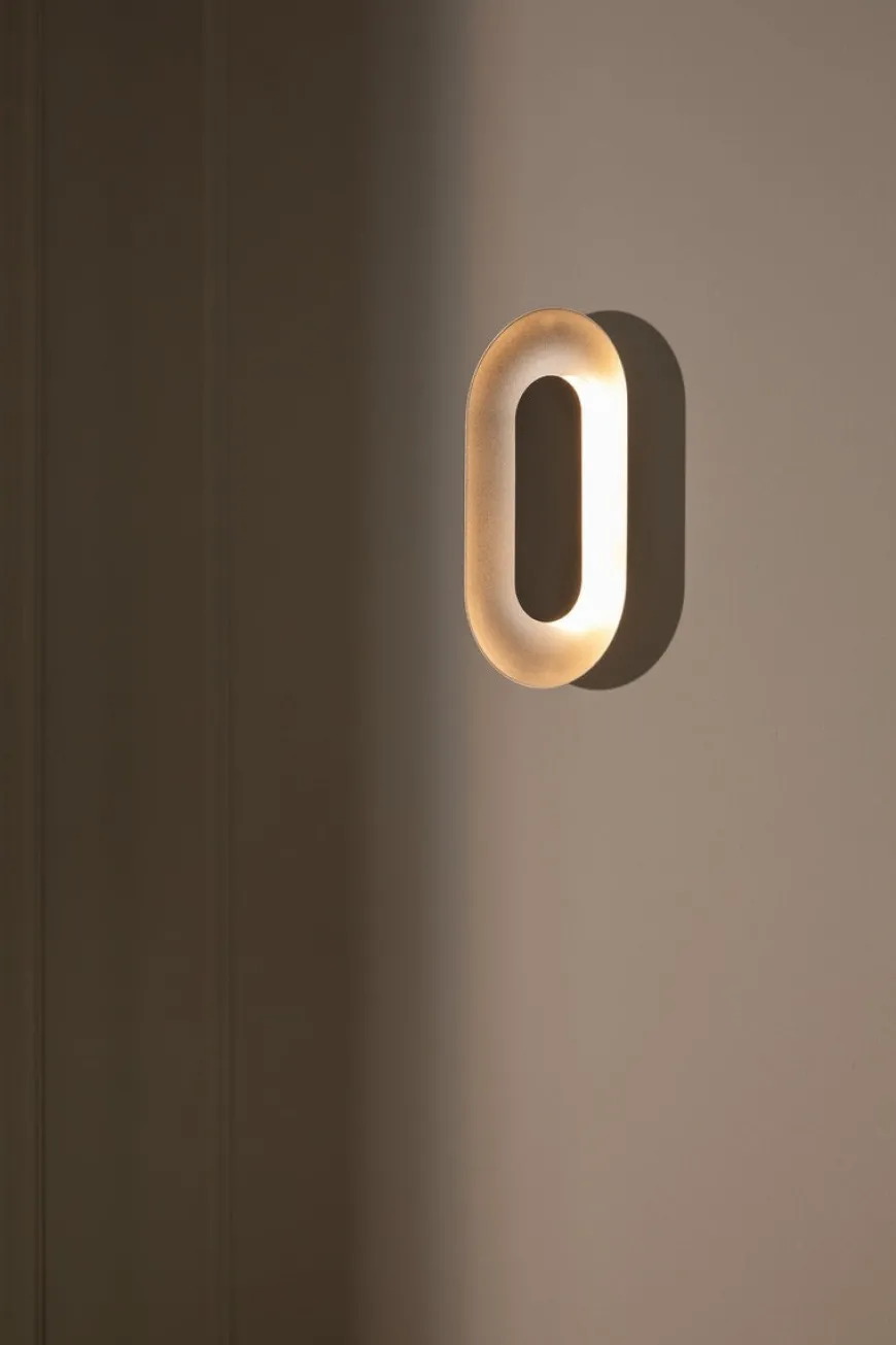 Nuura Sasi Small vegglampe - Sølv