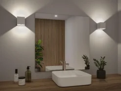 Nyara oppladbar vegglampe opp/ned lys med sensor