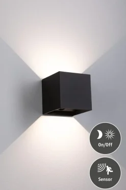 Nyara oppladbar vegglampe opp/ned lys med sensor