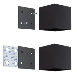 Nyara oppladbar vegglampe opp/ned lys med sensor
