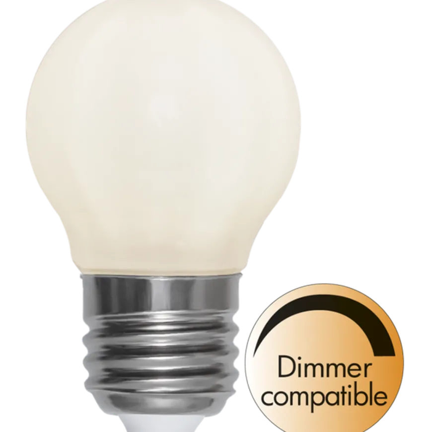 Opalhvit dimbar E27 LED 4,5 cm H7,8 cm