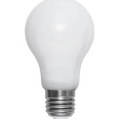Opalhvit dimbar E27 LED 5W 60mm