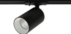Oz spotskinne 5 spotter 2 meter - Svart/Gull