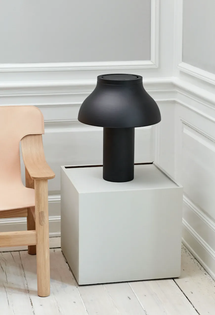 PC bordlampe stor - svart