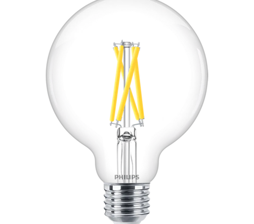 Philips Globe filament LED warmglow E27 5,9W 95 mm dimbar - Klar