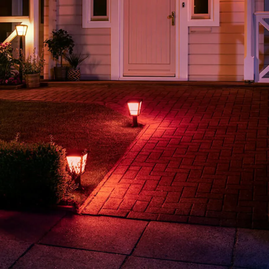 Philips Hue Econic utendørs sokkel white ambiance & color luminairs