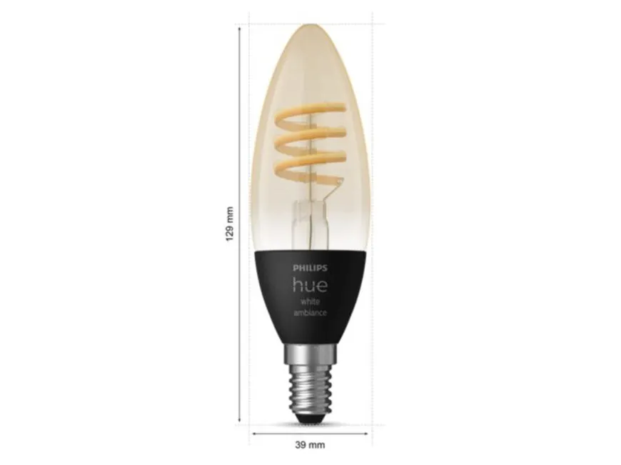 Philips Hue E14 lyspære 4,6W 2200-4500K