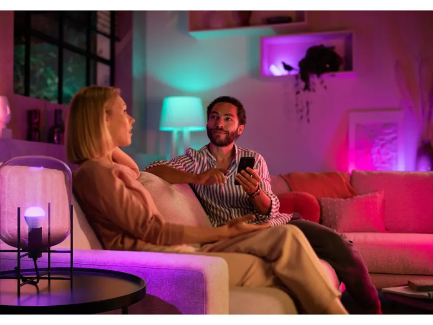Philips Hue P45 E14 lyspære 5,1W 2200-6500K Hue White Color Ambiance