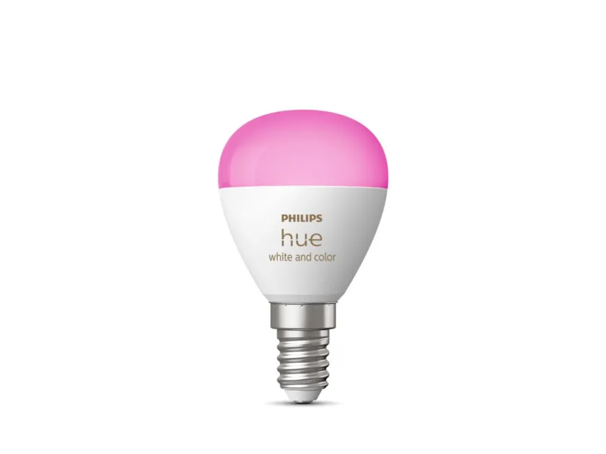 Philips Hue P45 E14 lyspære 5,1W 2200-6500K Hue White Color Ambiance