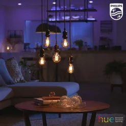 Philips Hue White LED E27 Filament 7,2W, 2100K, dimbar, bluetooth