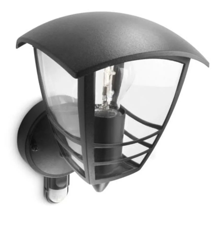 Philips myGarden Creek vegglampe m/bevegelses sensor opp utendørs IP44