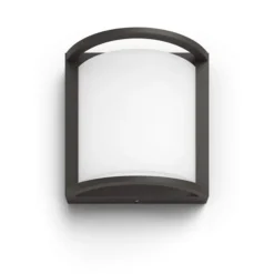 Philips myGarden Samondra vegglampe utendørs IP44 12W LED - Svart