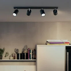 Philips myLiving Kosipo takspot 4, matt Svart