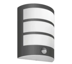 Philips Python vegglampe utendørs IP44 6W LED m/sensor - Antrasitt