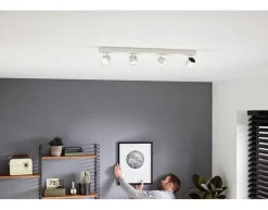 Philips Star Warmglow 4 LED-spot dimbar - Hvit