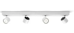 Philips Star Warmglow 4 LED-spot dimbar - Hvit
