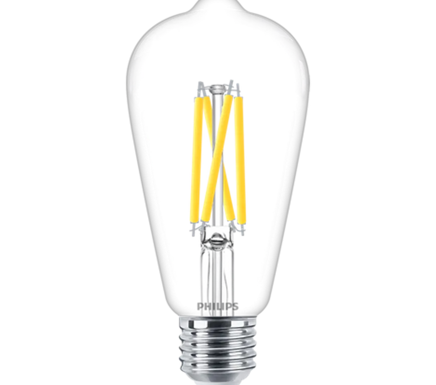 Philips 5,9 W LED (60W) WarmGlow E27, dimbar