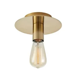 Piatto taklampe - Messingfarget - Messing