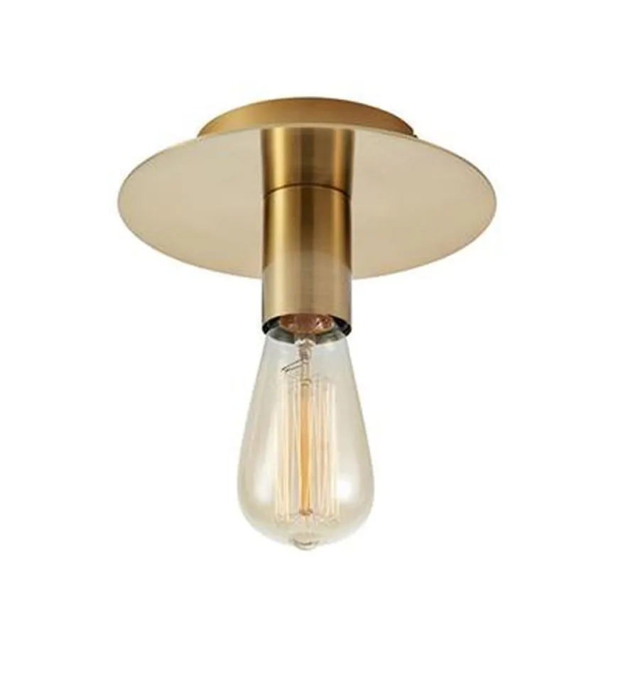 Piatto taklampe - Messingfarget - Messing
