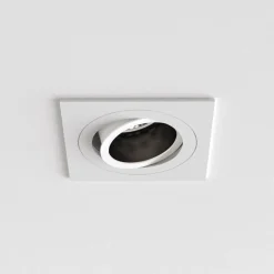 Pinhole Slimline Square justerbar spot GU10 - Hvit