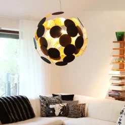 Planet taklampe 50 - SandSvart