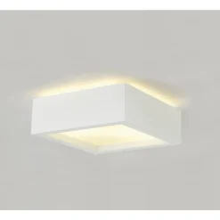 Plastra firkantet taklampe 25x25 cm E27