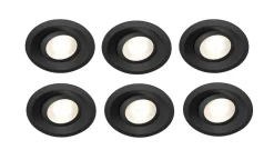 Plejd smart tilt lavtbyggende spot / downlight 2200-4000K IP44 8W RA90 - 6 pakning