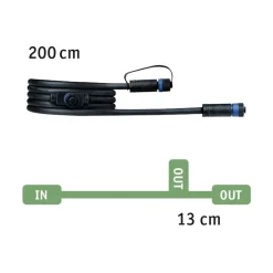 Plug & Shine 2 meter kabel med 2 utganger