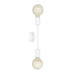 Proton vegglampe 2 lys - Hvit