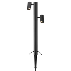 Pullert cylinder 2 lys 80 cm - Garden 24 - Svart