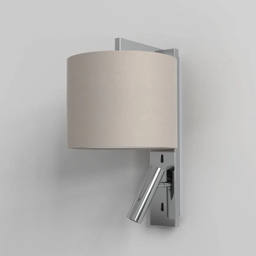 Ravello LED Reader vegglampe rund skjerm