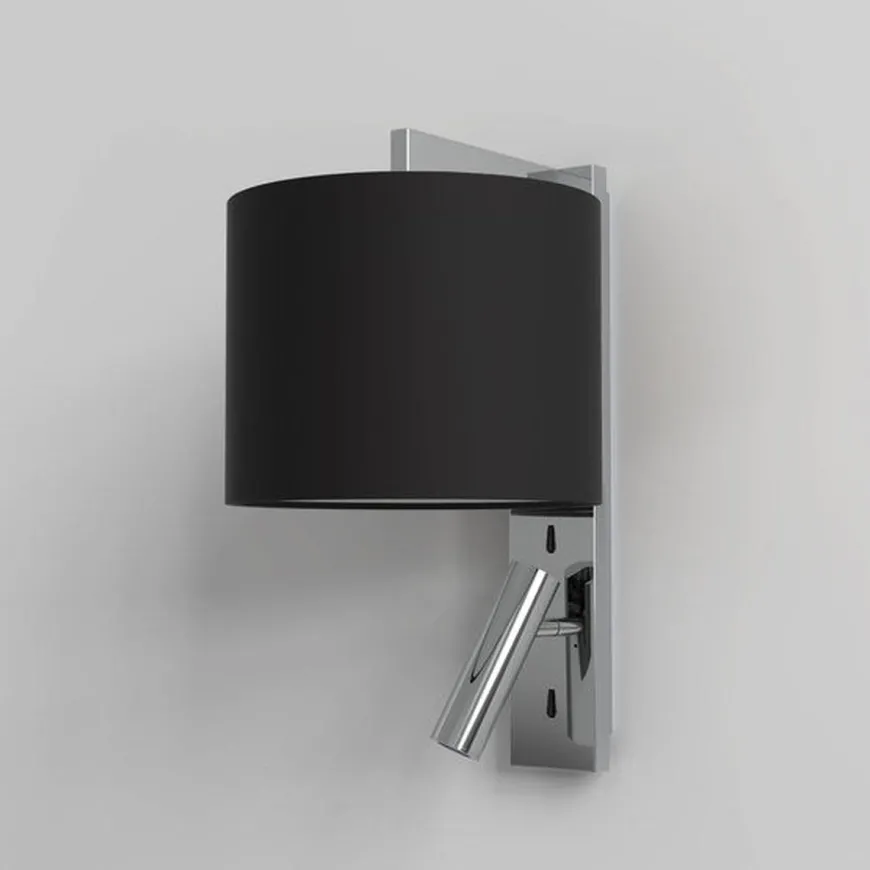 Ravello LED Reader vegglampe rund skjerm