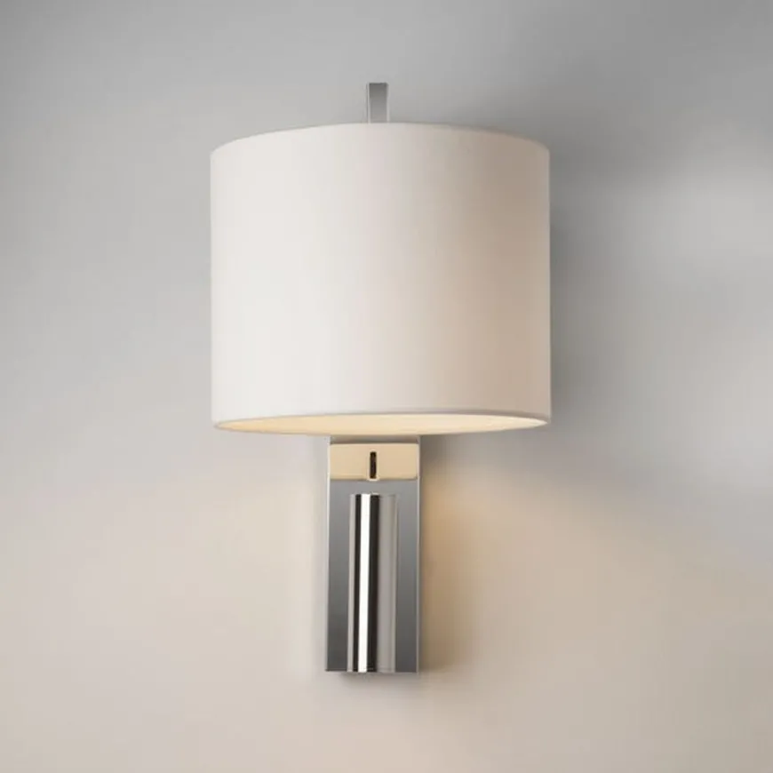 Ravello LED Reader vegglampe rund skjerm