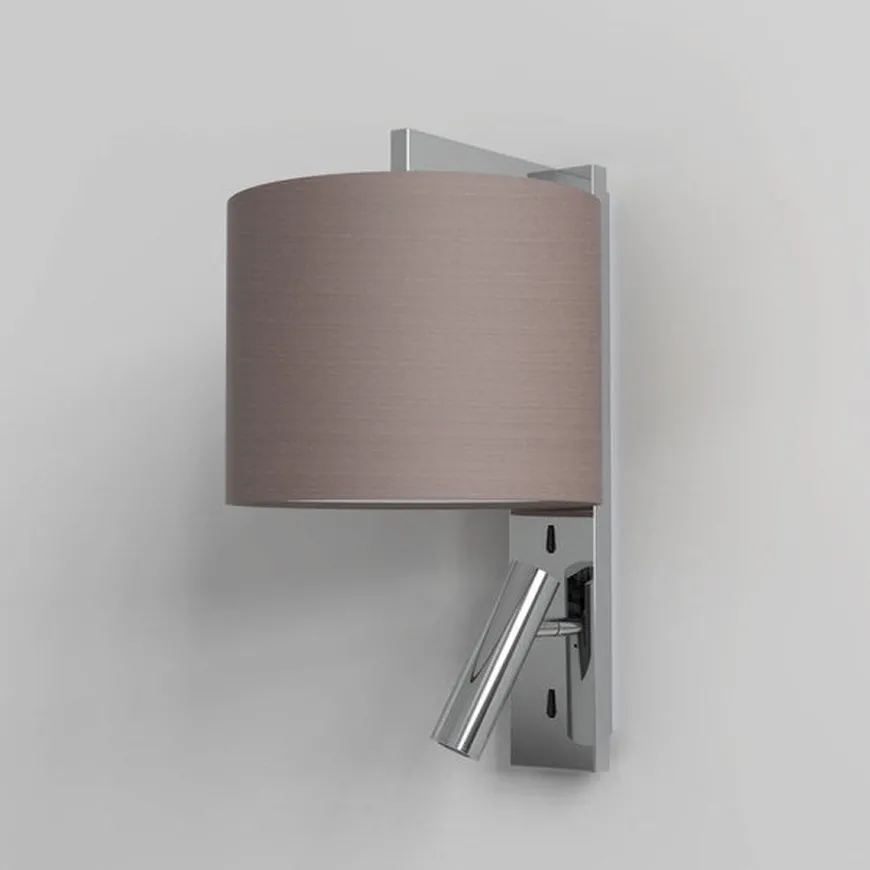 Ravello LED Reader vegglampe rund skjerm