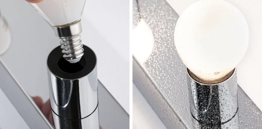 Regula vegglampe for baderom IP44 4-lys