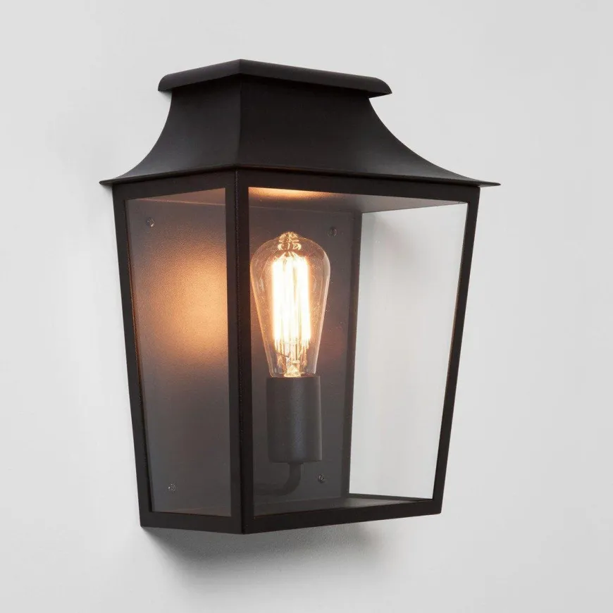 Richmond vegglampe 285 utendørs - Svart