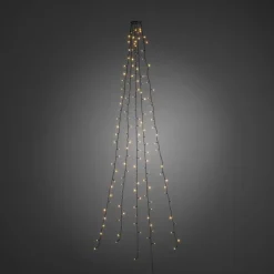Ring slynge for juletre 5x50 LED 300 cm - Amber