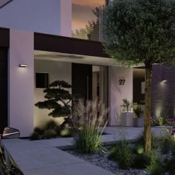 Ronas vegglampe utendørs 3,4W 3000 Kelvin m/bevegelses sensor - Solcelle