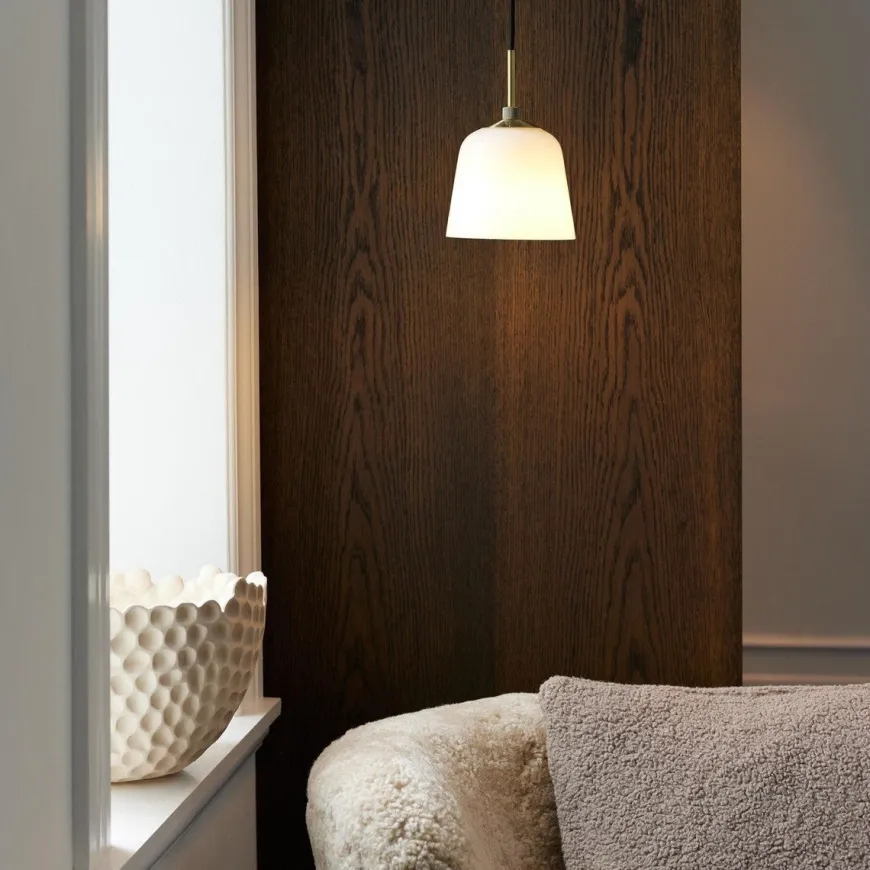 Room 49 takpendel 15 cm - Opal/Antikk messing