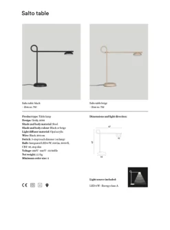 Salto bordlampe