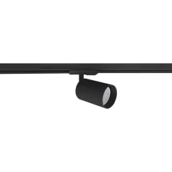 Secco spotskinne 5 spotter 2 meter - Svart