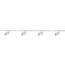 Secco spotskinne 4 spotter 2 meter - Pure white