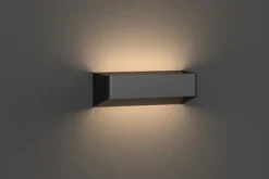 Søgne xl vegglampe opp/ned utendørs IP54 18W 3000K - Svart