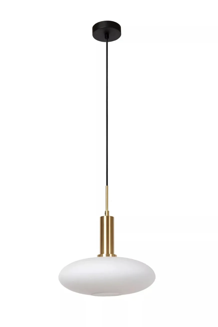 Singala takpendel 30 cm - Svart/Opal/Messingfarget