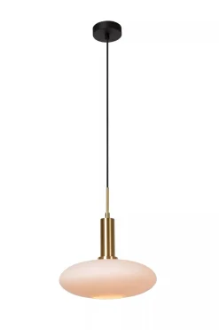 Singala takpendel 30 cm - Svart/Opal/Messingfarget