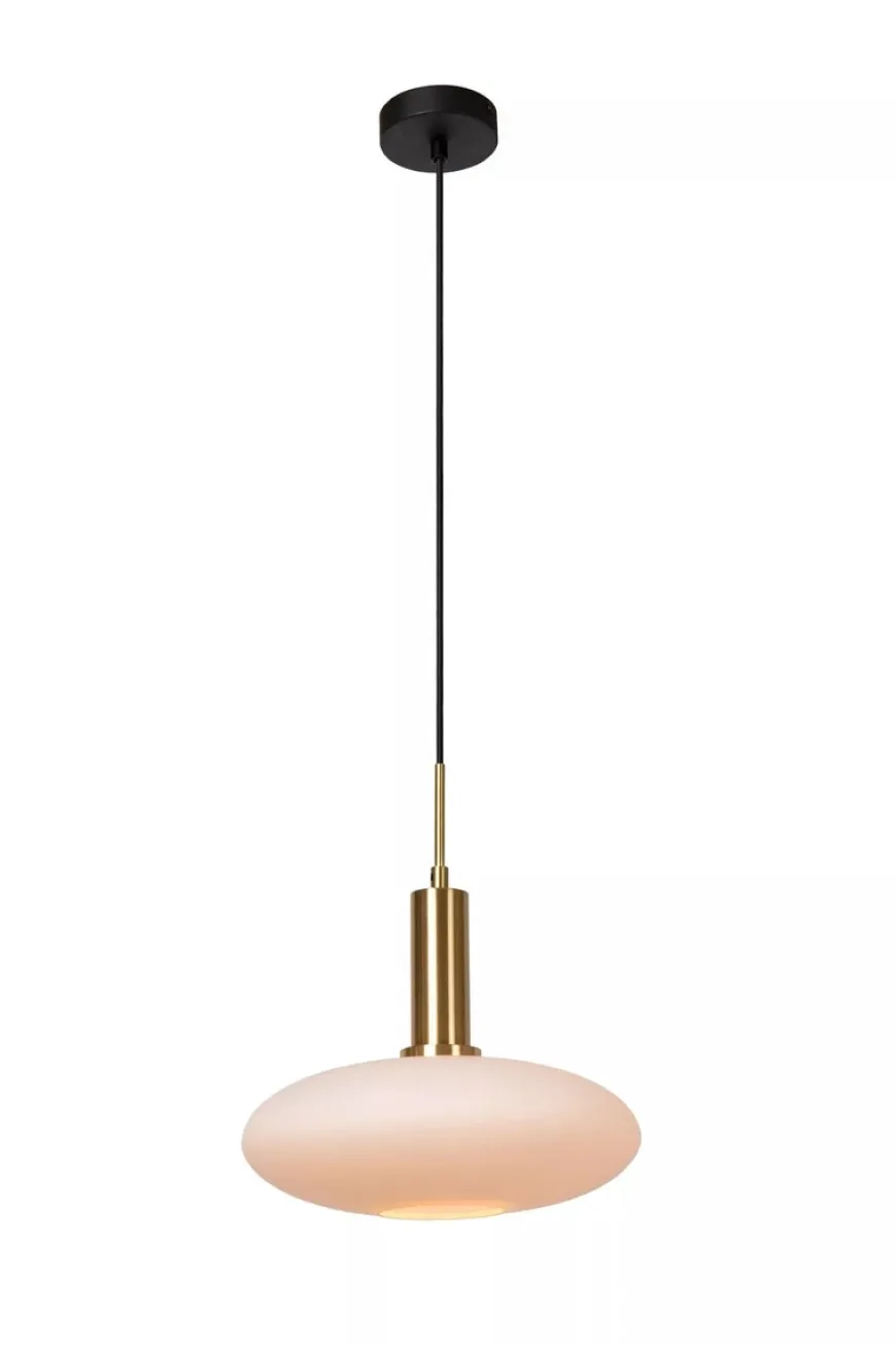 Singala takpendel 30 cm - Svart/Opal/Messingfarget