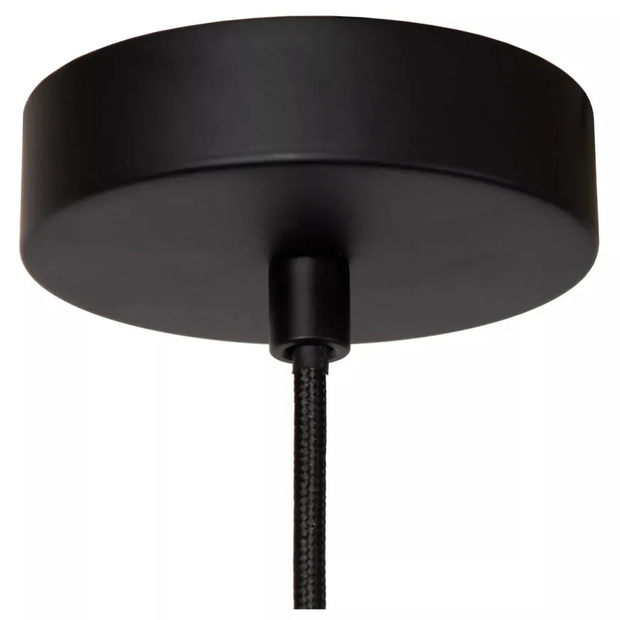 Singala takpendel 30 cm - Svart/Opal/Messingfarget