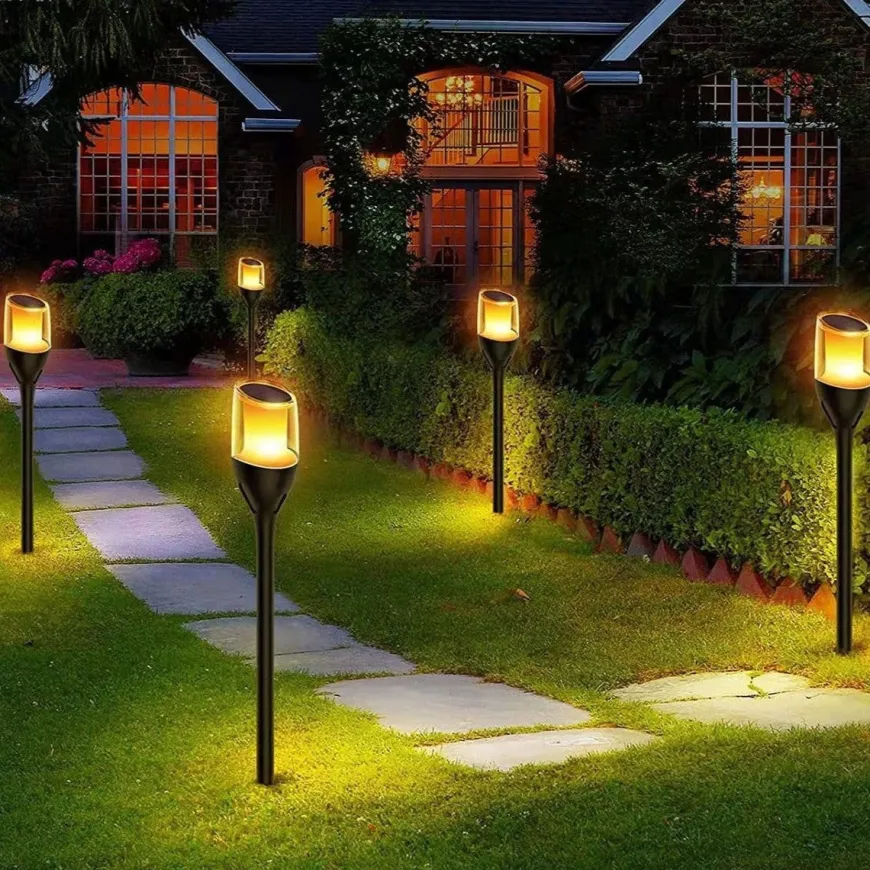 Solar Flame hagebelysning 1W 1600K IP65 - Solcelle