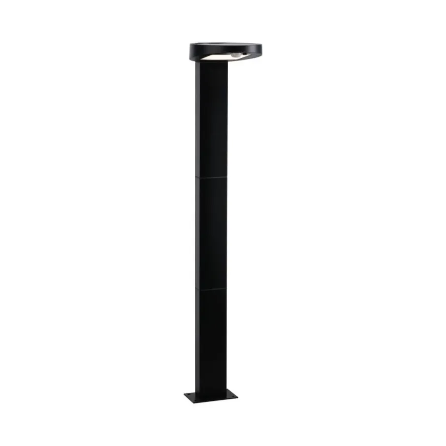 Solar LED pullert 1,2W 3000 Kelvin m/bevegelses sensor IP44 - Solcelle